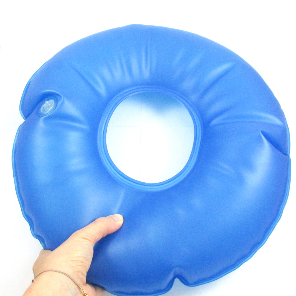 Inflatable Vinyl Ring Round Cushion Hemorrhoid Pillow Medical