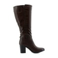 thumbnail image 6 of Naturalizer Joslynn Wide Calf Women's Boots Dark Brown Wide Calf Size 8.5 M, 6 of 8
