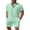 Mint Green, variant on Men's 2 Pieces Linen Set Henley Shirt Short Sleeve and Shorts Summer Beach Yoga Matching Outfits