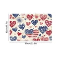 thumbnail image 3 of Patriotic Summer Welcome Doormat, Multicolour Polyester Door Mat with Rubber Backing, Non-Slip Indoor Outdoor Floor Mat 40 x 60 cm, 3 of 6