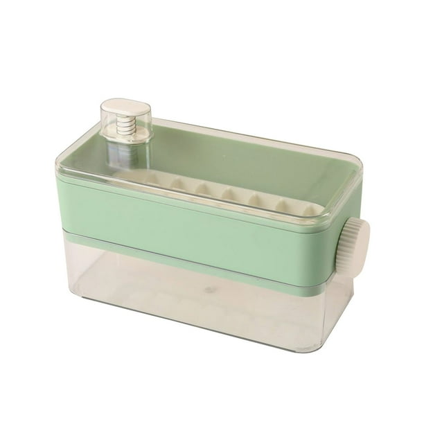 Popular! Press-type Ice Tray Ice Box Refrigerator Ice Artifact 32 Grids With Lid Household Sealed Food-grade Ice Maker