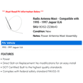thumbnail image 2 of Radio Antenna Mast - Compatible with 1995 - 1997 Jaguar XJ6 1996, 2 of 2