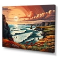 thumbnail image 2 of Designart "Of Moher Ireland Cliffs wall art II" Ireland Wall Art Living Room, 2 of 5