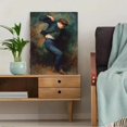 thumbnail image 5 of Qisvanset 12x16 Inch Black Kitten Peeking Canvas Print Wall Art, 5 of 5