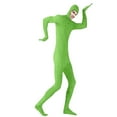 thumbnail image 5 of Wyobmus Men's And Women's Face Open Zentai Bodysuit Stretch Polyester Spandex Full Body Suit C-Green, 5 of 9