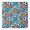 Baseball Football Pattern, variant on Baseball Hats Pattern Square Fitted Tablecloth with Elastic Edge,Square Table Cover,Washable Elastic Table Cover for Home Kitchen Party Decor 34"x34"