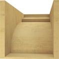 thumbnail image 4 of 12"W x 24"D x 12"H Wide Yorktown Rough Cedar Woodgrain TimberThane Corbel, Primed Tan, 4 of 6