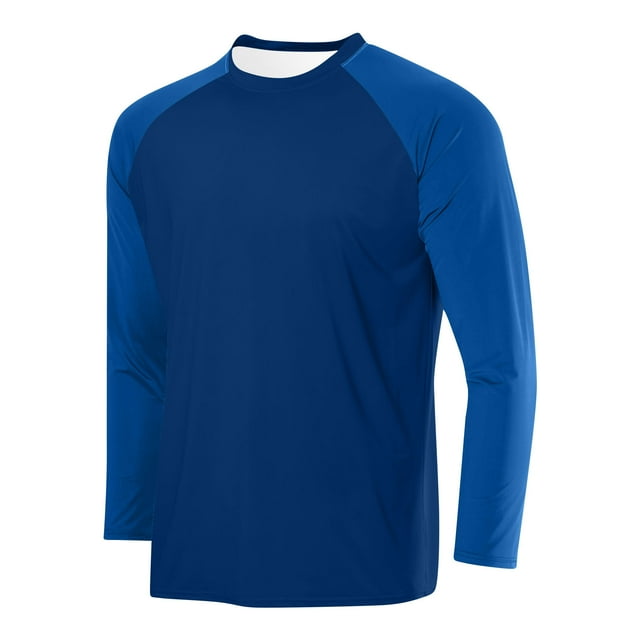 Chemises pour Hommes en Liquidation! Chemises à Manches Longues pour Hommes Chandail Décontracté Léger Col Rond Raglan en Maille Respirant Évacuant l'Humidité