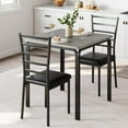Dining Table for 2, Small Square kitchen Dinner Table Set for 2,Space ...