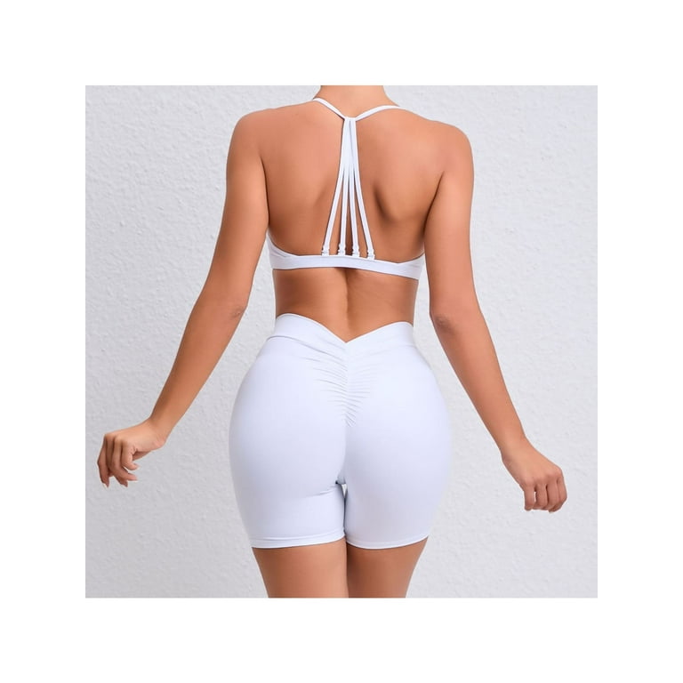 New Naked Yoga Clothes Suit Female Beauty Back Outer Wear Leggings