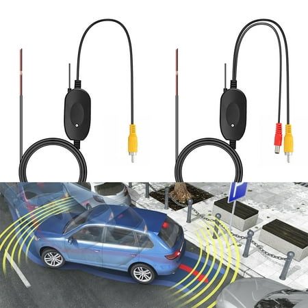 Camera Wireless Receiver Mount - 2.4G Wireless Color Video Transmitter & Receiver for Car Rear Backup View Camera