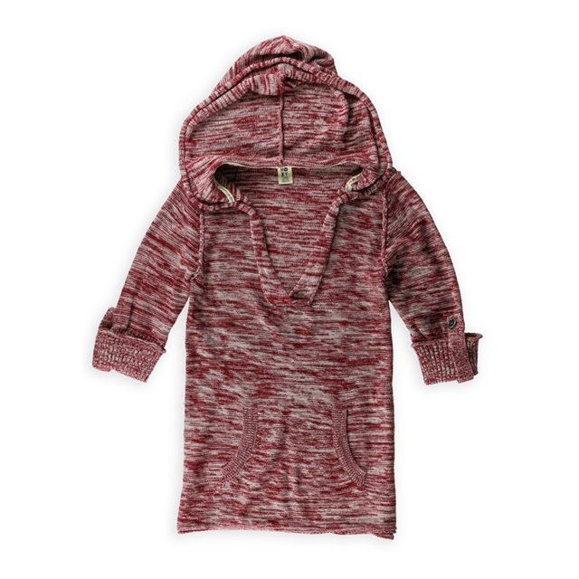 Suéter con capucha Roxy Renegade para mujer rojo grande