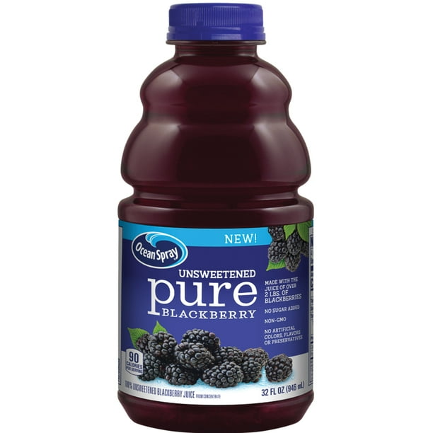 Ocean Spray Pure 100 Blackberry Juice, 32 oz