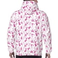 thumbnail image 7 of Lsque Breast Cancer Awareness4 Pattern Casual Men's Hoodie,Hooded Sweatshirt with Kangaroo Pocket,Pullover Hoodie-Large, 7 of 7