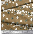 thumbnail image 2 of Soimoi Poly Georgette Rayure & Floral Artistique Impression Couture Tissu Yard 52 Pouces de Large, 2 of 3