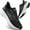 Black, variant on Ecetana Womens Walking Shoes Sneakers Casual Breathable Sports Running Shoes