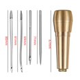 Copper Handle Awl Needles Kit Hand Stitching Tool For Repairing Canvas