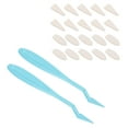 thumbnail image 1 of Unique Bargains Éponge Effaçable pour Coupe-Bordures, 2 Pcs Raclettes pour Dessin, Bleu, 1 of 5