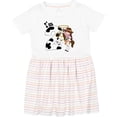 thumbnail image 3 of Inktastic I'm Two-cowgirl Riding Horse Birthday Girls Toddler Dress, 3 of 5