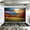 Color 4, variant on Kitchen Backsplash Peel and Stick Wall Murals Blue Ridge Mountain Sunrise Smoky Mountains Nature Forest Removable Mural 35.4"W x 23.6"H, Oil Proof Vinyl Wallpaper for Fireplace & Behind Stove