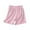 Pink, variant on ABATAB Womens Pajama Shorts Soft Comfortable Lightweight Sleepwear Solid Elastic Waisted Lounge Casual Pj Bottoms