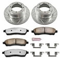 thumbnail image 3 of PowerStop Rear Z36 Truck & Tow Carbon-Fiber Ceramic Brake Pad and Drilled and Slotted Rotor Kit Fits: FORD Select Models K1889-36, 3 of 9