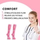 thumbnail image 5 of Calcetines de compresión fenglaoda para mujer y hombre, 6 pares hasta la rodilla, 5 of 7