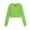 Green Sweatshirt fot Kids _h, variant on AINIYS Hoodies for Teen Girls Long Sleeve Zip Up Cropped Jacket Workout Hooded Sweatshirt Girls Cute Solid Coats Clothes Green 5 Years