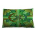 thumbnail image 1 of Ahgly Company Patterned Indoor Rectangular Seaweed Green Lumbar Throw Pillow, 13 inch by 19 inch, 1 of 5