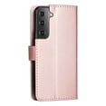 thumbnail image 3 of SaniMore for Samsung Galaxy S24 6.1" 2024 Case, PU Leather Skin with Embossed Cat Flip Magnetic Cover Card Slots Kickstand Detachable Lanyard Full Around Wallet Case For Samsung Galaxy S24, Rosegold, 3 of 8