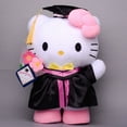 thumbnail image 3 of Muñeco de peluche de Sanrio Anime de 35 cm, Cinnamoroll, My Melody, Kuromi, Hello Kitty, para graduación, regalo de graduación, 3 of 5