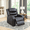 Black-1Seater, variant on MAYEERTY Power Recliner Sofa, Breathable Leather Reclining Chair for Small Spaces Living Room, Black