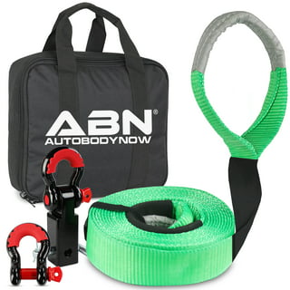 5Tons Tow Strap with 2 Hooks Vehicle Heavy Duty Recovery Rope For