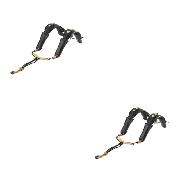 Soidarity Correa de hombro de saxofón de cuero PU para saxofón Tenor Alto correa de cuello clarinete Type1 NO1