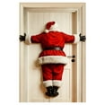 thumbnail image 2 of Hometravel Funny Santa Door Banner, Humorous Backside Design Christmas Entrance Decor, Novelty Hanging Sign for Front Door, Porch, Indoor Wall, Holiday Party Atmosphere, 2 of 5