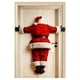 thumbnail image 2 of Adornos navideños divertidos para la parte trasera de la puerta, pancartas divertidas de Papá Noel para la parte trasera de la puerta, decoración navideña divertida para la entrada con regalo, adornos, 2 of 5