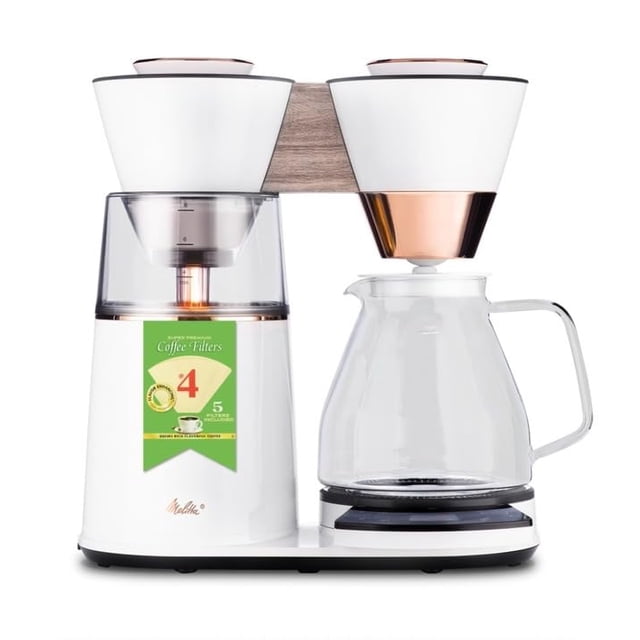 Cafetera Melitta Vision para 12 tazas 2.8L programable blanca