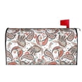 thumbnail image 3 of Fotbe Paisley Floral Mailbox Covers Post Letter Box Cover Garden Decor Standard Size-21x18 in, 3 of 9
