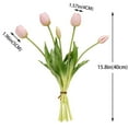 thumbnail image 2 of Ramo de tulipanes artificiales DUYONE Real Touch de látex, 15 unidades, 2 of 6