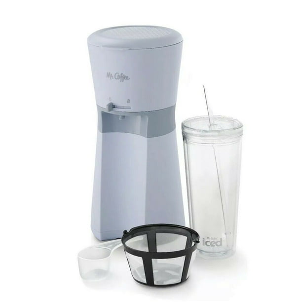 Mr. Coffee Iced Coffee Maker with Reusable Tumbler and Coffee Filter