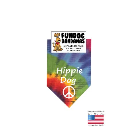hippie dog bandana