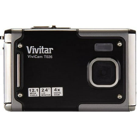 - Vivitar ViviCam T026 12.1 MP Water Resistant Digital Camera in Graphite