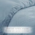 thumbnail image 4 of Maple&Stone Queen Duvet Cover Set Pieces Textu Tufted Boho Bedding Sets Zipper Closure Design with Ties Duvet Cover + Pillow Shams Comforter NOT Included ( Queen Siz, 4 of 6