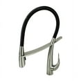 thumbnail image 4 of Contempo Living Inc Swan Style Solid Stainless Steel Lead Free Single Handle Pull Out Sprayer Kitchen Mixer Faucet, 4 of 5