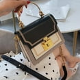thumbnail image 5 of JUYGO Vintage Handbag for Women Embroidery Elegant Luxury Designer Shoulder Bag Contrast Color Winter New Fashion Girl Square Bag, 5 of 6