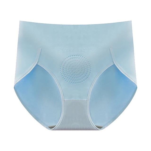 Gibobby Pantaletas para mujer Fajas de cintura alta para mujer Braguitas de levantamiento de glúteos para adelgazar el vientre(Azul,G)
