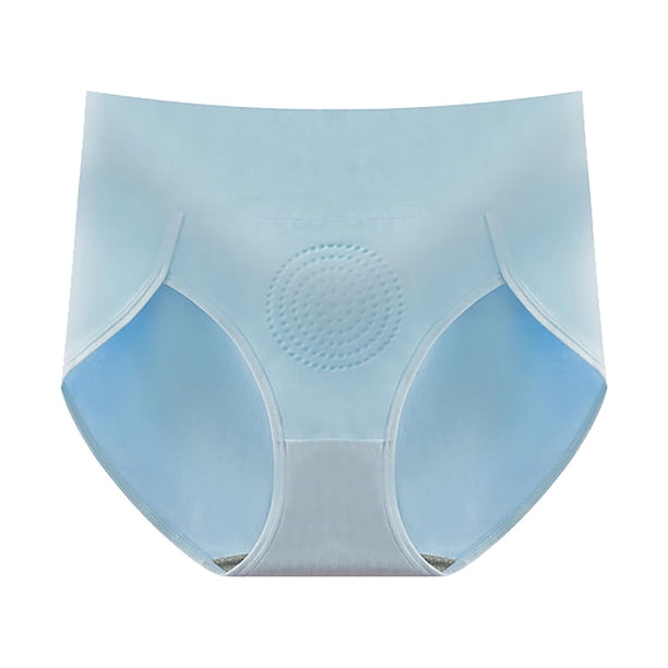Gibobby Ropa Interior con Entrenamiento Fajas de cintura alta para mujer Braguitas de levantamiento de glúteos para adelgazar el vientre(Azul, XL)