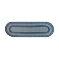 thumbnail image 2 of Better Trends Newport Braid Collection is Durable and Stain Resistant Reversible Indoor Utility Rug 100% Polypropylene in Vibrant Colors, 24" x 72" Runner, Slate Blue, 2 of 10