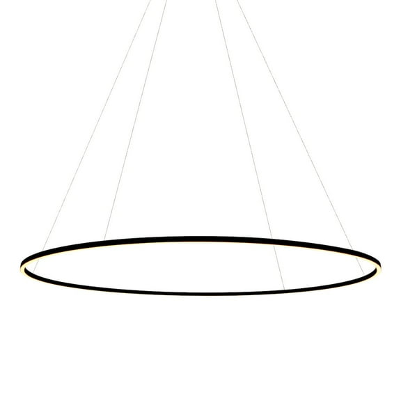 VONN Tania 60" Adjustable ETL Certified Integrated LED Chandelier in Black
