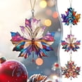 thumbnail image 3 of Bwiyojiz Living Room Decor Hanging Ornaments 2024 Maple Leaf Shaped Wall Decoration Door Festive Decorations, Gifts for Mom, Multicolor, 3 of 7